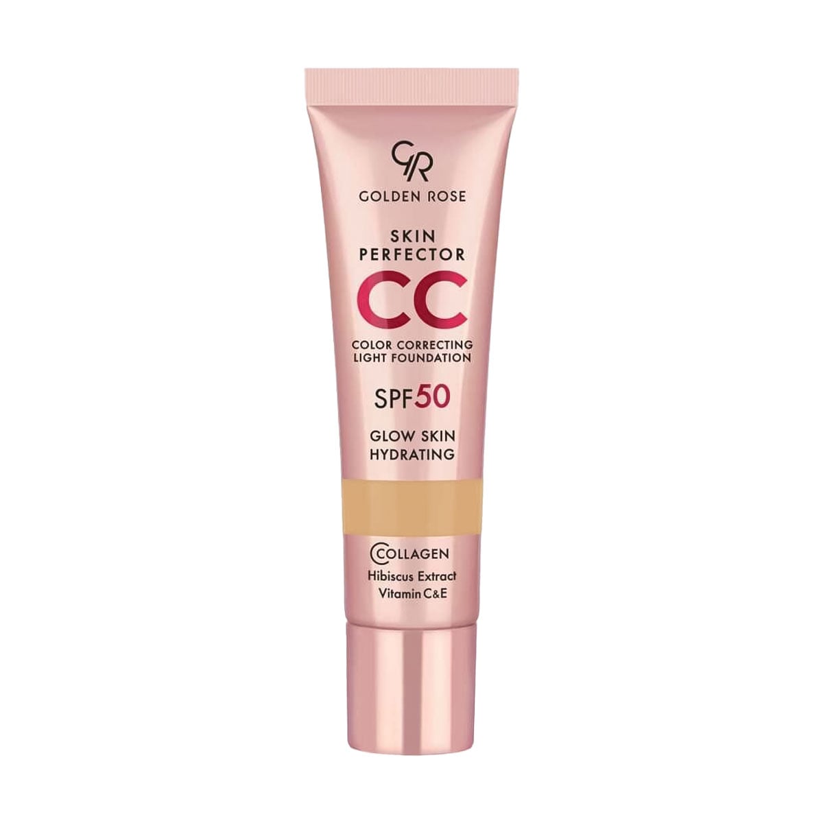 Тональна основа для обличчя Golden Rose Skin Perfector Color Correcting Light Foundation, SPF 50, 102 Neutral, 30 мл